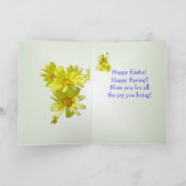 ラジアントクロスイースター恵みグリーティングカード シーズンカード (内部)
