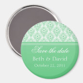 ラジアントグラムダマスク日付磁石を保存 マグネット (正面/裏面)