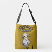 ラジアントコッカティエル | 白と黄 クロスボディバッグ (裏面)