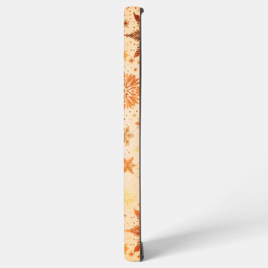 ラジアントゴールデンスノーフレークエレガンス SAMSUNG GALAXYケース (左側面)