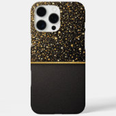 ラジアントシールド(グリッター-金ゴールド – レザー) Case-Mate iPhoneケース (裏面)