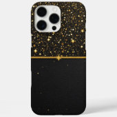 ラジアントシールド(グリッター-金ゴールド – レザー) Case-Mate iPhoneケース (裏面)