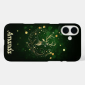 ラジアントスタッグ金ゴールド Case-Mate iPhoneケース (裏面 (横))