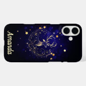 ラジアントスタッグ金ゴールド Case-Mate iPhoneケース (裏面 (横))