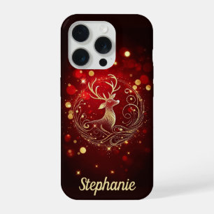 ラジアントスタッグ金ゴールド iPhone 15 PROケース