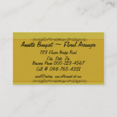 ラジアントトーチユリ園芸芝生のメンテ気にナンス 名刺 (裏面)