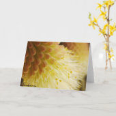 ラジアントトーチリリー カード (黄色い花)