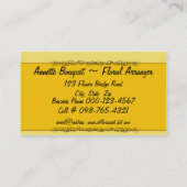 ラジアントトーチリリー 名刺 (裏面)