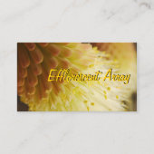 ラジアントトーチリリー 名刺 (正面)