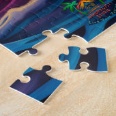 🌅ラジアントビーコン:サンセットライトハウス ジグソーパズル (側面)