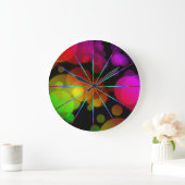 ラジアントボケ、円形（大）の壁時計 ラージ壁時計 (ホーム)