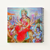 ラジアント女神デュルガ絵を描ジズ ノートブック (裏面)