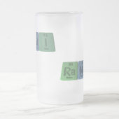 ラジウムのネオジムのヨウ素としてRandi フロストグラスビールジョッキ (中央)