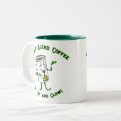 ラジウムのブレンドのコーヒー・マグ ツートーンマグカップ (正面左)