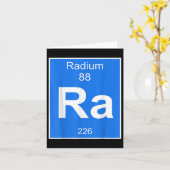 ラジウム元素の衣装 周期表 化学 愛 カード (黄色い花)