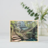 ラジウム春ジョージアヴィンテージトラベル ポストカード (スタンド正面)