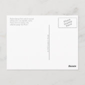 ラジウム春パーク，アルバニーGA ポストカード (裏面)