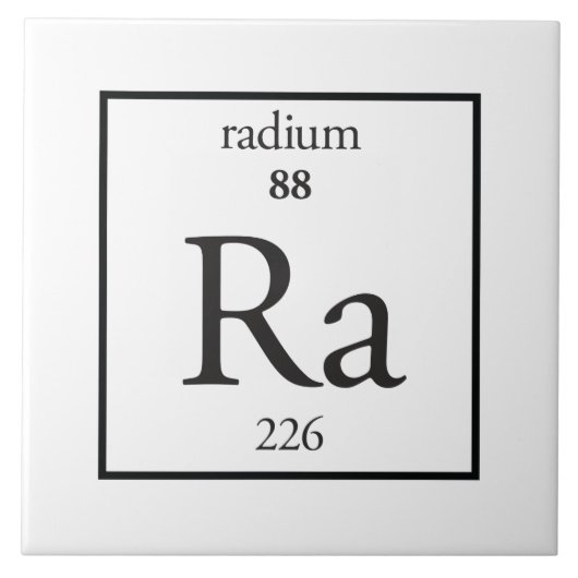 ラジウム タイル (正面)