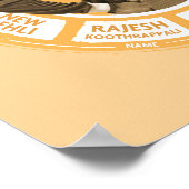 ラジェシュ情報グラフィック ポスター (角)