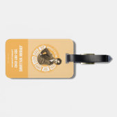 ラジェシュ情報グラフィック ラゲッジタグ (裏面横)