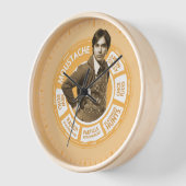 ラジェシュ情報グラフィック 壁時計 (傾斜)