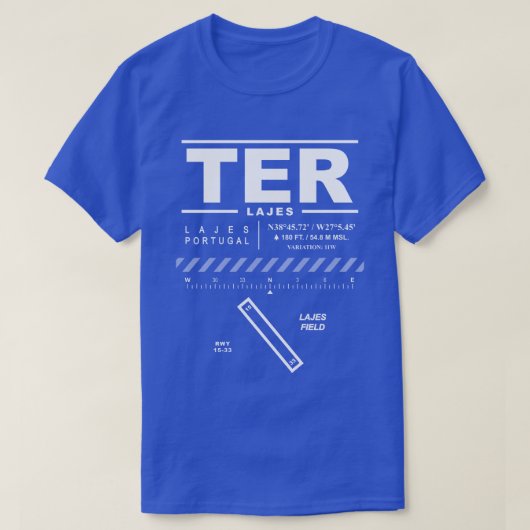 ラジェス空港/ラジェスフィールドTER Tシャツ (デザイン正面)