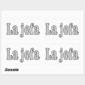 ラジェファはボス 長方形シール (シート)