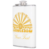 ラジエートビーザサンシャインヴィンテージレトロカスタム金ゴールド フラスク (左)