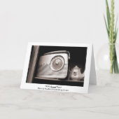 ラジオとティーポット カード (裏面)