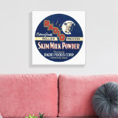 ラジオのエキストラグレードのローラープロセススキムミルクパウダー。 キャンバスプリント (インサイチュ (リビング))