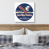 ラジオのエキストラグレードのローラープロセススキムミルクパウダー。 キャンバスプリント (インサイチュ (寝室))