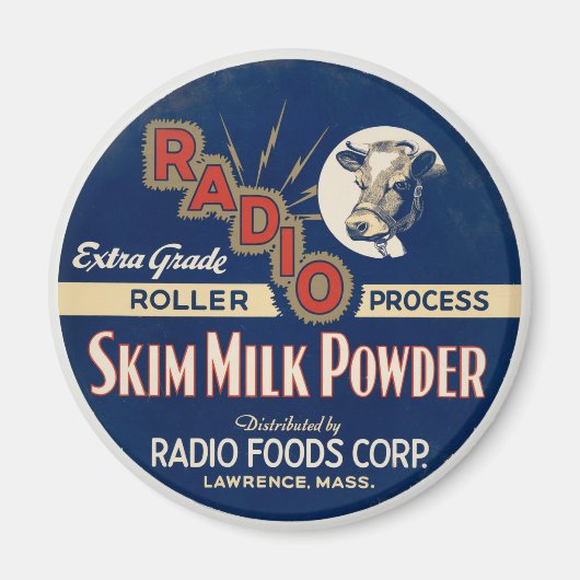 ラジオのエキストラグレードのローラープロセススキムミルクパウダー。 マグネット (正面)