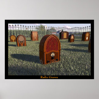 ラジオの墓 ポスター
