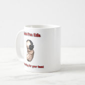 ラジオの自由な追放 コーヒーマグカップ (正面左)