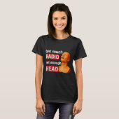 ラジオばかりで頭を使わないMeme Tシャツ (正面フル)