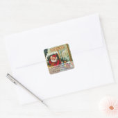 ラジオサンタヴィンテージクリスマス住所 シール (封筒)