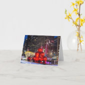 ラジオシティクリスマス時間 カード (黄色い花)