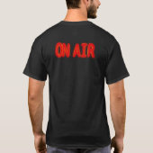 ラジオタワーのグラフィックリップル Tシャツ (裏面)