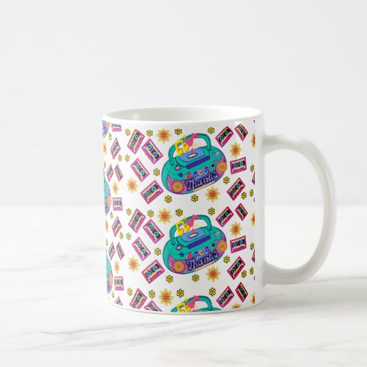 ラジオパターン コーヒーマグカップ (右)