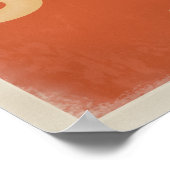 ラジオビーチサーフクラブ – レトロアイランドサーフプリント ポスター (角)