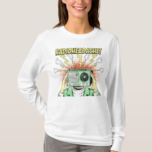 ラジオヘッドアッベ 古着風レトロテイスト Tシャツ (正面)