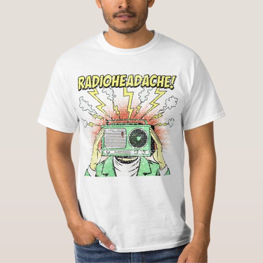 ラジオヘッド痛 Tシャツ (正面)
