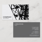 ラジオマスト – 白 名刺 (正面/裏面)