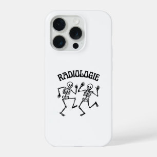 ラジオロジー スケルトン ダンス ヴィンテージ ユーモア iPhone 15 PROケース