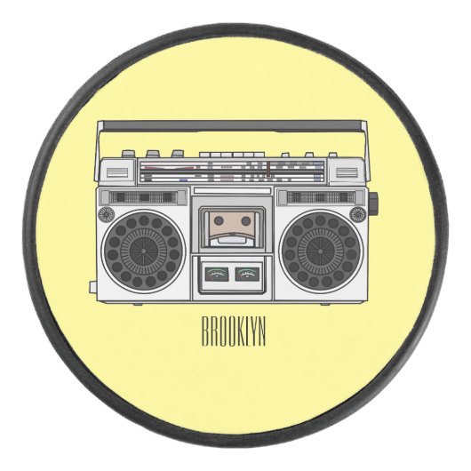 ラジオ漫画イラストレーション アイスホッケーパック (正面)