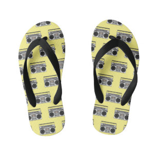 ラジオ漫画イラストレーション キッズビーチサンダル