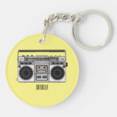 ラジオ漫画イラストレーション キーホルダー (裏面)