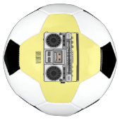 ラジオ漫画イラストレーション サッカーボール (回転)