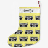 ラジオ漫画イラストレーション スモールクリスマスストッキング (裏面)