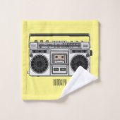 ラジオ漫画イラストレーション バスタオルセット (ウォッシュタオル)